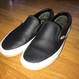 Black slip on vans